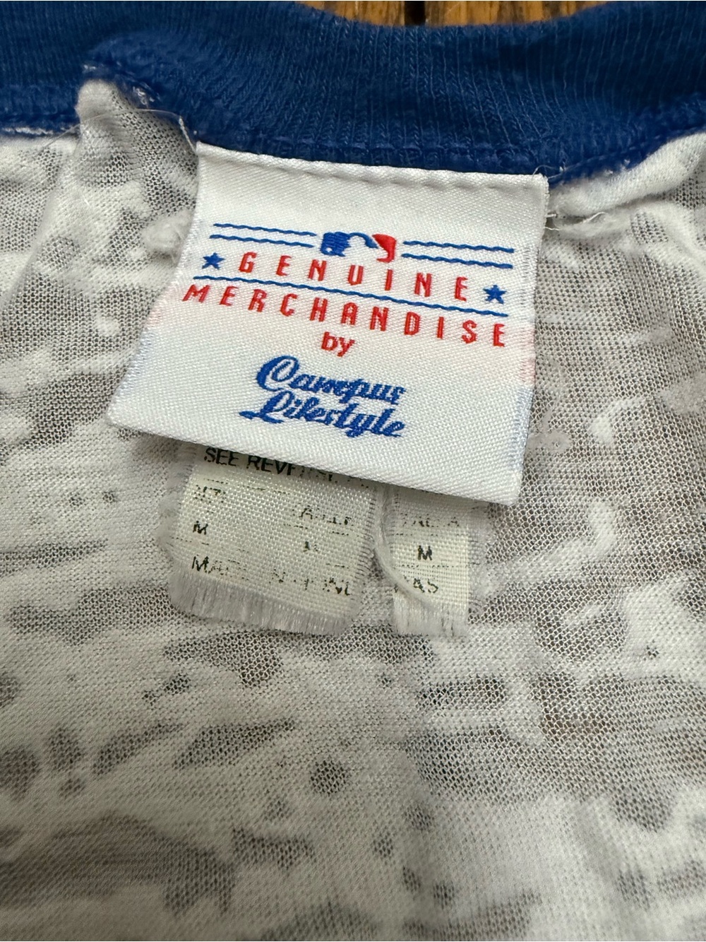 Girls' White & Blue Royals Short Sleeve Tee - Picture 2 of 4